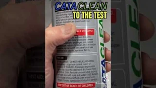 CATACLEAN EXHAUST & FUEL SYSTEM CLEANER. Full product review on my channel. #shorts #youtubeshorts