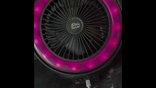 Вентилятор RGB-подсветка Bluetooth колонка.
