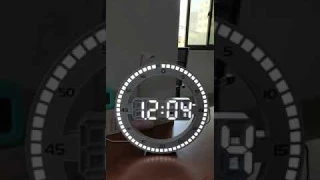 3d Led Wall Clock Digital Timer Nightlight Watch Alarm Clock For Warehouse Office Home Living Room