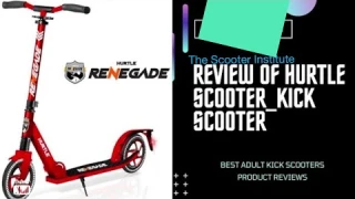 Better Than Riding The Bus! Get Your Own Hurtle kick Scooter Today| The scooter institute