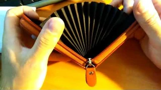 Бумажник для кредитных карт из натуральной кожи