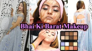 Complete Makeover In My Salon | Bhai Ki Barat ke Liye Ready Kiya | Indian Party Makeup Tutorial