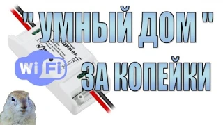 ✔️ДЕШЁВЫЙ Wi-Fi ВЫКЛЮЧАТЕЛЬ СВЕТА Sonoff в каждый дом Обзор