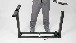 Height Adjustable Electric Standing Desk with 120 x 60 cm Desktop Installation Video