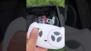 Как настроить пульт на электромобиль (белый)