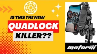 BEST PHONE MOUNT FOR BIG BIKES? | Yamaha R3 | Rockbros Quadlock Killer