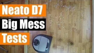 Neato Botvac Connected D7 - Big Mess Tests - Carpet / Hard Floor