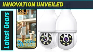 Best 2K Light Bulb Security Camera? NoahTec T-CP8050LF-W3M2 Features Test