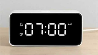 Умная колонка-будильник Xiao AI Smart Alarm Clock / Стильные часы от Xiaomi