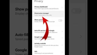 Permission manager allow and deny app permission #shorts