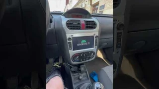 Opel Corsa C android gps radio install + reverse camera #gps #android #radio #carplay