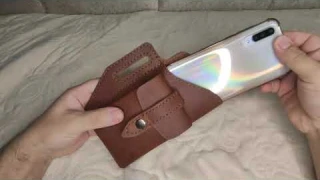 Кобура для телефона из натуральной кожи