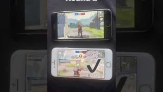 iPhone 6 vs iPhone 7 PUBG FPS Comparison | 20 FPS vs 40 FPS PUBG TEST #SHORTS