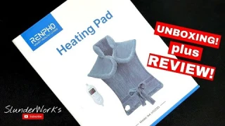 #unboxing RENPHO Weighted Heating Pad for Back Pain and Relaxation with 9 Heating Levels REVIEW