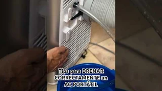 💦Cómo drenar tu aire acondicionado portátil ¡sin errores! | Tips esenciales