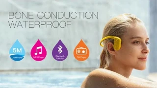 Tayogo Force Conduction Waterproof Bluetooth Headset mp3/FM | Tecnology Space