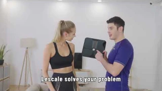 The Best Heart Rate Smart Body Fat Scale|Lescale,it's is one of kind.