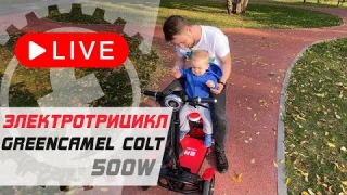 Электротрицикл GreenCamel Colt 500W - на четырёх колёсах
