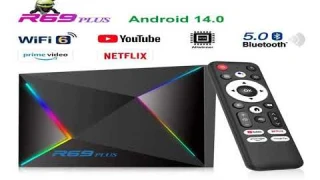 A must-have product! New Android Box R69 Plus Android 14 Set Top Box AllwinnerH728 TV Box 8K WiFi6