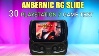 ANBERNIC RG SLIDE : 30 PS2 GAME TEST