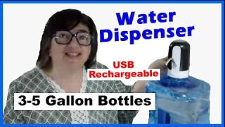 Water Bottle Dispenser- Electric Water Dispenser, USB Charging Portable Automatic Water Dispenser