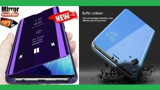 Smart Mirror Flip Case For Samsung Galaxy A51 A50 A71 S9 S8 S10 A12 Note 20 10 9 8 S20