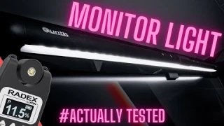 Actually tested: Quntis monitor screen bar lights - linear and pro with auto dimming