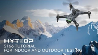Drone Tutorial - HYTOBP S166 for indoor and outdoor testing