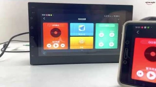 2 Din 7-дюймовый Android Универсальный  Автомобильная стереосистема Mirror Link