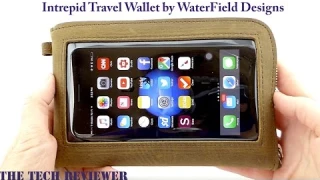 Intrepid Travel Wallet by WaterField Designs: Full Grain Leather, High Capacity & Easy iPhone Access