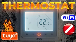 Умный терморегулятор Moes для теплого пола - ZigBee TUYA SMART