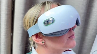 SKG Heated Eye Massager, Portable Eye Mask for Relax & Eye Strain Relief