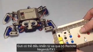 Guti spider Robot - Bộ dụng cụ Robot STEM cho trẻ em