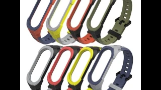 Силиконовый Ремешок Mijobs Sport для Mi Band 3 | 4 | 5 | 6 #shorts