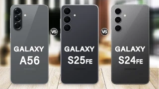 Samsung Galaxy S25 FE Vs Galaxy S24 FE Vs Galaxy A56 Specs Review