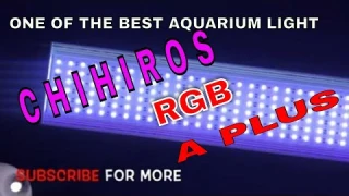 Unboxing and test review  Chihiros RGB A plus series ADA style Plant grow LED light