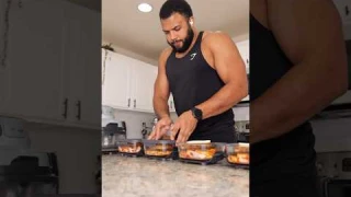 Chicken Parm meal prep in the NEW Ninja Crispi! 💪🏽🔥 #mealprep #shorts