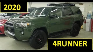 2020 Toyota 4Runner TRD PRO Army Green Review of features and walk around