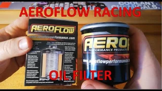 Aeroflow AF2296-1003 Racing Oil Filter, Cut Open and Review, Compare to K&N 1003