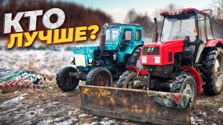 Какой выбрать? Т40-АМ и ЛТЗ-60АБ СРАВНЕНИЕ / Меняю пускач на стартер на т40ам