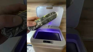 Умное мусорное ведро с автоматической крышкой, датчиком удара и датчиком ионизации.