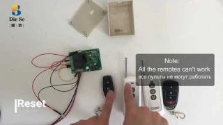 Rf система дистанционного управления 433 мгц универсальный беспроводной diy переключатель dc 5v ~