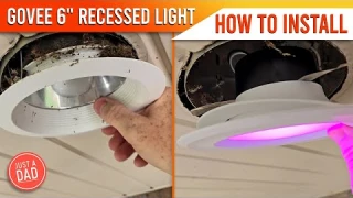 Govee 6" Smart Retrofit Recessed Lights HOW TO INSTALL