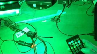 Подсветка салона авто с пультом и звуковым контроллером с Aliexpress