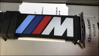 Сменный силиконовый ремешок BMW M Motorsport для наручных часов Apple ,  80265A0A715