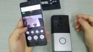 KERUI 720P HD Wifi Security Camera Real-Time Two-Way  Audio Wireless Video Intercom Doorbell