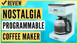 Nostalgia RCOF12AQ Retro 12-Cup Programmable Coffee Maker Review