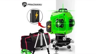 PRACMANU лазерный 3D уровень, Самонивелирующийся лазерный уровень, горизонтальный и