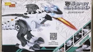 Робот Динозавр Spray Dinosaur 6818 со световой подсветкой (Код: 49677)