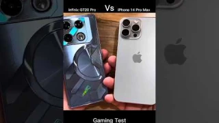 infinix GT 20 Pro Vs iPhone 14 Pro Max 😱🔥 Gaming Test #budgetphone #freefire  #midrangephone #tgrnrz